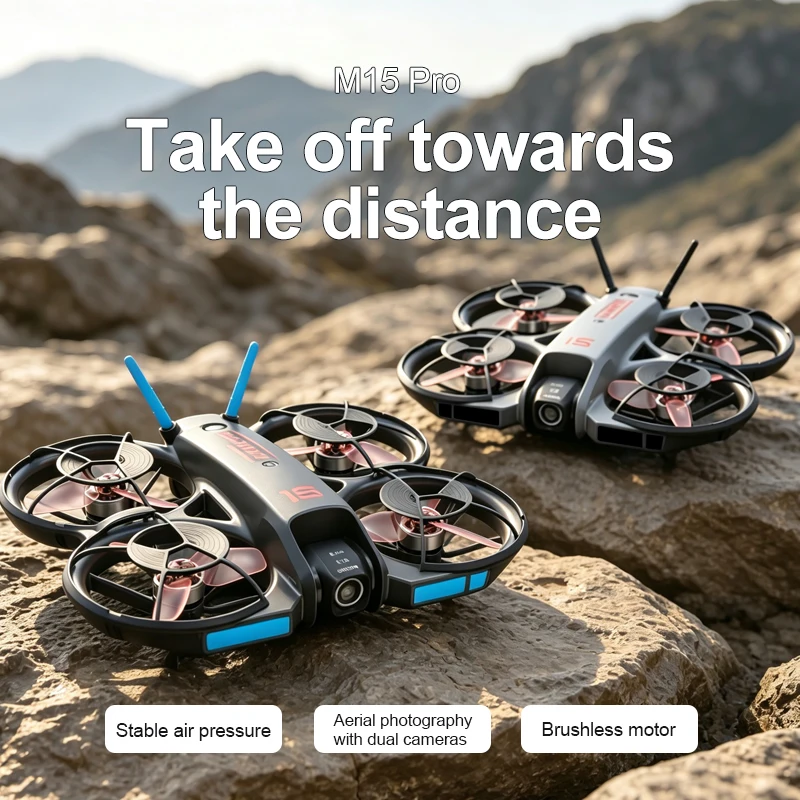 Drone Controller Screen - Drone FPV M15 Terbaru 2026 dengan