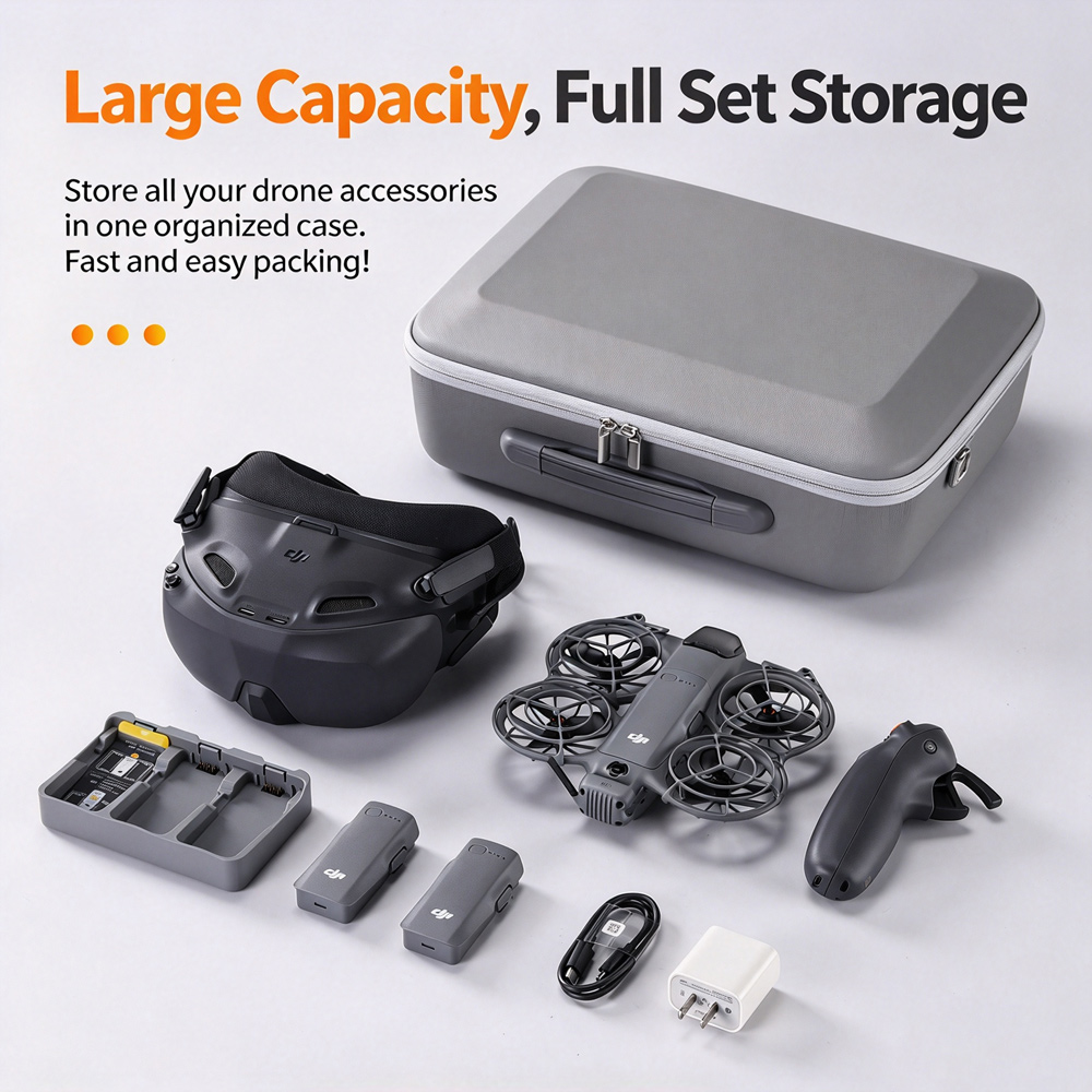 Kotak Pembawa Drone dengan Can - Drone Hard Shell Case ulasan dan harga