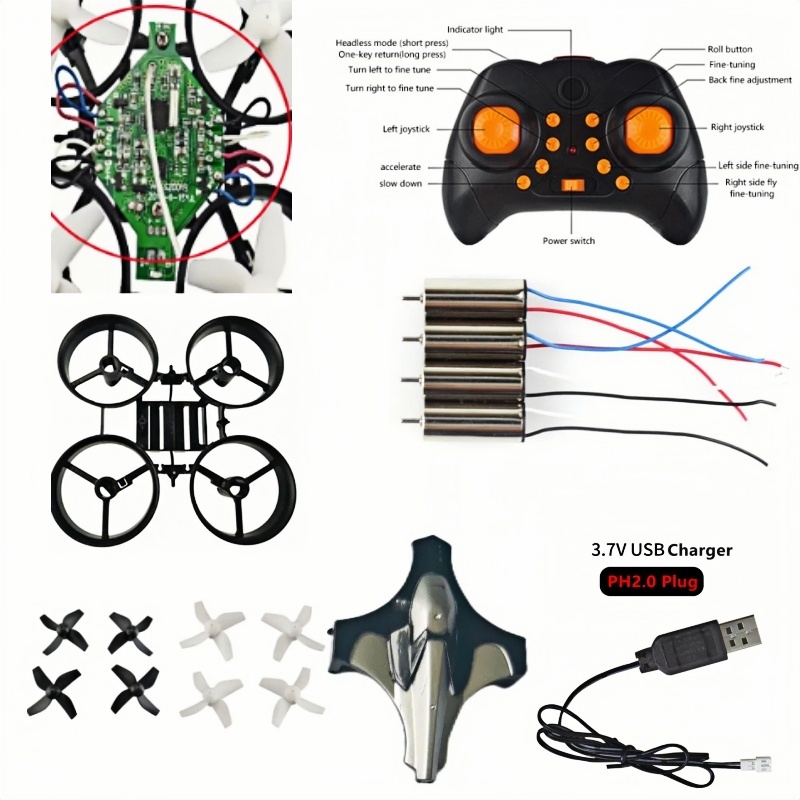 Kit Drone DIY Lengkap 2.4G 6Ax - Drone Battery Adapter ulasan dan harga